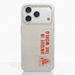 Funda móvil Hecha de Fibriva™ Oficial Athletic Club Diseño Unique Rojo Vertical