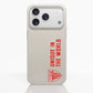 Funda móvil Hecha de Fibriva™ Oficial Athletic Club Diseño Unique Rojo Vertical