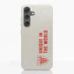 Funda móvil Hecha de Fibriva™ Oficial Athletic Club Diseño Unique Rojo Vertical