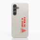 Funda móvil Hecha de Fibriva™ Oficial Athletic Club Diseño Unique Rojo Vertical