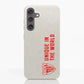 Funda móvil Hecha de Fibriva™ Oficial Athletic Club Diseño Unique Rojo Vertical