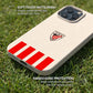 Funda móvil Hecha de Fibriva™ Oficial Athletic Club Diseño Franja Vertical Clásica