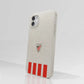 Funda móvil Hecha de Fibriva™ Oficial Athletic Club Diseño Franja Vertical Clásica