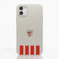 Funda móvil Hecha de Fibriva™ Oficial Athletic Club Diseño Franja Vertical Clásica