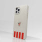 Funda móvil Hecha de Fibriva™ Oficial Athletic Club Diseño Franja Vertical Clásica