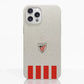 Funda móvil Hecha de Fibriva™ Oficial Athletic Club Diseño Franja Vertical Clásica
