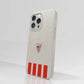 Funda móvil Hecha de Fibriva™ Oficial Athletic Club Diseño Franja Vertical Clásica