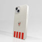 Funda móvil Hecha de Fibriva™ Oficial Athletic Club Diseño Franja Vertical Clásica