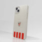 Funda móvil Hecha de Fibriva™ Oficial Athletic Club Diseño Franja Vertical Clásica