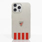 Funda móvil Hecha de Fibriva™ Oficial Athletic Club Diseño Franja Vertical Clásica