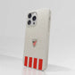 Funda móvil Hecha de Fibriva™ Oficial Athletic Club Diseño Franja Vertical Clásica