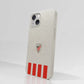 Funda móvil Hecha de Fibriva™ Oficial Athletic Club Diseño Franja Vertical Clásica