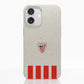 Funda móvil Hecha de Fibriva™ Oficial Athletic Club Diseño Franja Vertical Clásica
