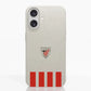 Funda móvil Hecha de Fibriva™ Oficial Athletic Club Diseño Franja Vertical Clásica
