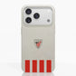 Funda móvil Hecha de Fibriva™ Oficial Athletic Club Diseño Franja Vertical Clásica