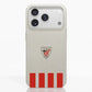 Funda móvil Hecha de Fibriva™ Oficial Athletic Club Diseño Franja Vertical Clásica