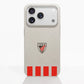 Funda móvil Hecha de Fibriva™ Oficial Athletic Club Diseño Franja Vertical Clásica