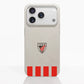 Funda móvil Hecha de Fibriva™ Oficial Athletic Club Diseño Franja Vertical Clásica