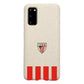 Funda móvil Hecha de Fibriva™ Oficial Athletic Club Diseño Franja Vertical Clásica