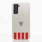 Funda móvil Hecha de Fibriva™ Oficial Athletic Club Diseño Franja Vertical Clásica