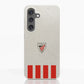Funda móvil Hecha de Fibriva™ Oficial Athletic Club Diseño Franja Vertical Clásica