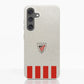 Funda móvil Hecha de Fibriva™ Oficial Athletic Club Diseño Franja Vertical Clásica