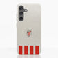 Funda móvil Hecha de Fibriva™ Oficial Athletic Club Diseño Franja Vertical Clásica