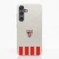 Funda móvil Hecha de Fibriva™ Oficial Athletic Club Diseño Franja Vertical Clásica
