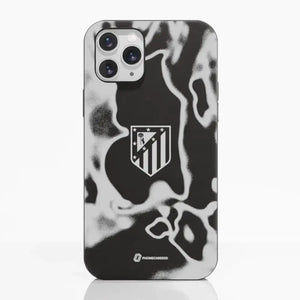Funda móvil Hecha de Fibriva™ Oficial Atletico Madrid Tie Dye Gris