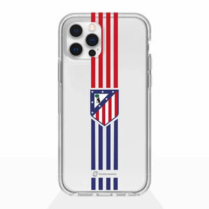 Funda móvil Transparente Oficial Atletico Madrid Escudo con Lineas