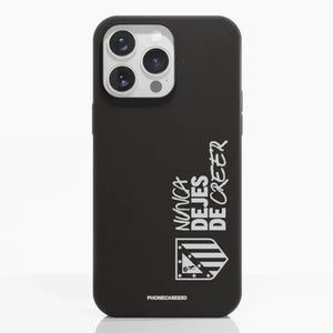 Funda móvil Hecha de Fibriva™ Oficial Atletico Madrid Diseño "Nunca Dejes de Creer" Vertical
