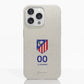 Funda móvil Hecha de Fibriva™ Oficial Atletico Madrid Escudo Standard + Nombre y Número
