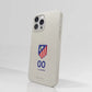 Funda móvil Hecha de Fibriva™ Oficial Atletico Madrid Escudo Standard + Nombre y Número