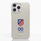 Funda móvil Hecha de Fibriva™ Oficial Atletico Madrid Escudo Standard + Nombre y Número