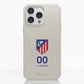 Funda móvil Hecha de Fibriva™ Oficial Atletico Madrid Escudo Standard + Nombre y Número