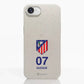 Funda móvil Hecha de Fibriva™ Oficial Atletico Madrid Escudo Standard + Nombre y Número