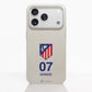 Funda móvil Hecha de Fibriva™ Oficial Atletico Madrid Escudo Standard + Nombre y Número