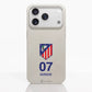Funda móvil Hecha de Fibriva™ Oficial Atletico Madrid Escudo Standard + Nombre y Número
