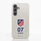 Funda móvil Hecha de Fibriva™ Oficial Atletico Madrid Escudo Standard + Nombre y Número