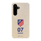 Funda móvil Hecha de Fibriva™ Oficial Atletico Madrid Escudo Standard + Nombre y Número