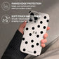 Funda móvil Hecha de Fibriva™ PC3D Diseño Mono Dots + Initials