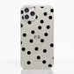 Funda móvil Hecha de Fibriva™ PC3D Diseño Mono Dots + Initials