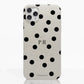 Funda móvil Hecha de Fibriva™ PC3D Diseño Mono Dots + Initials