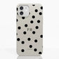 Funda móvil Hecha de Fibriva™ PC3D Diseño Mono Dots + Initials