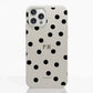 Funda móvil Hecha de Fibriva™ PC3D Diseño Mono Dots + Initials
