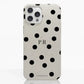 Funda móvil Hecha de Fibriva™ PC3D Diseño Mono Dots + Initials