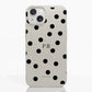 Funda móvil Hecha de Fibriva™ PC3D Diseño Mono Dots + Initials