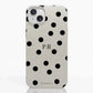 Funda móvil Hecha de Fibriva™ PC3D Diseño Mono Dots + Initials