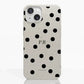 Funda móvil Hecha de Fibriva™ PC3D Diseño Mono Dots + Initials