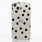 Funda móvil Hecha de Fibriva™ PC3D Diseño Mono Dots + Initials